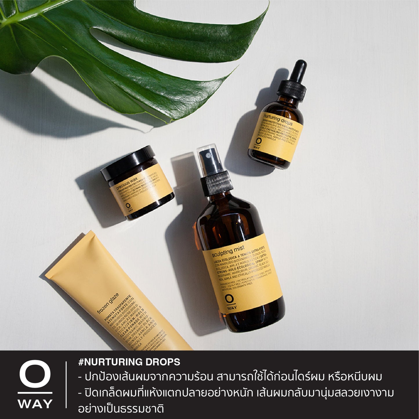 NURTURING DROPS เซรั่มไบโอไดนามิคสูตรเข้มข้น ให้ผมนุ่มสลวย เงางาม