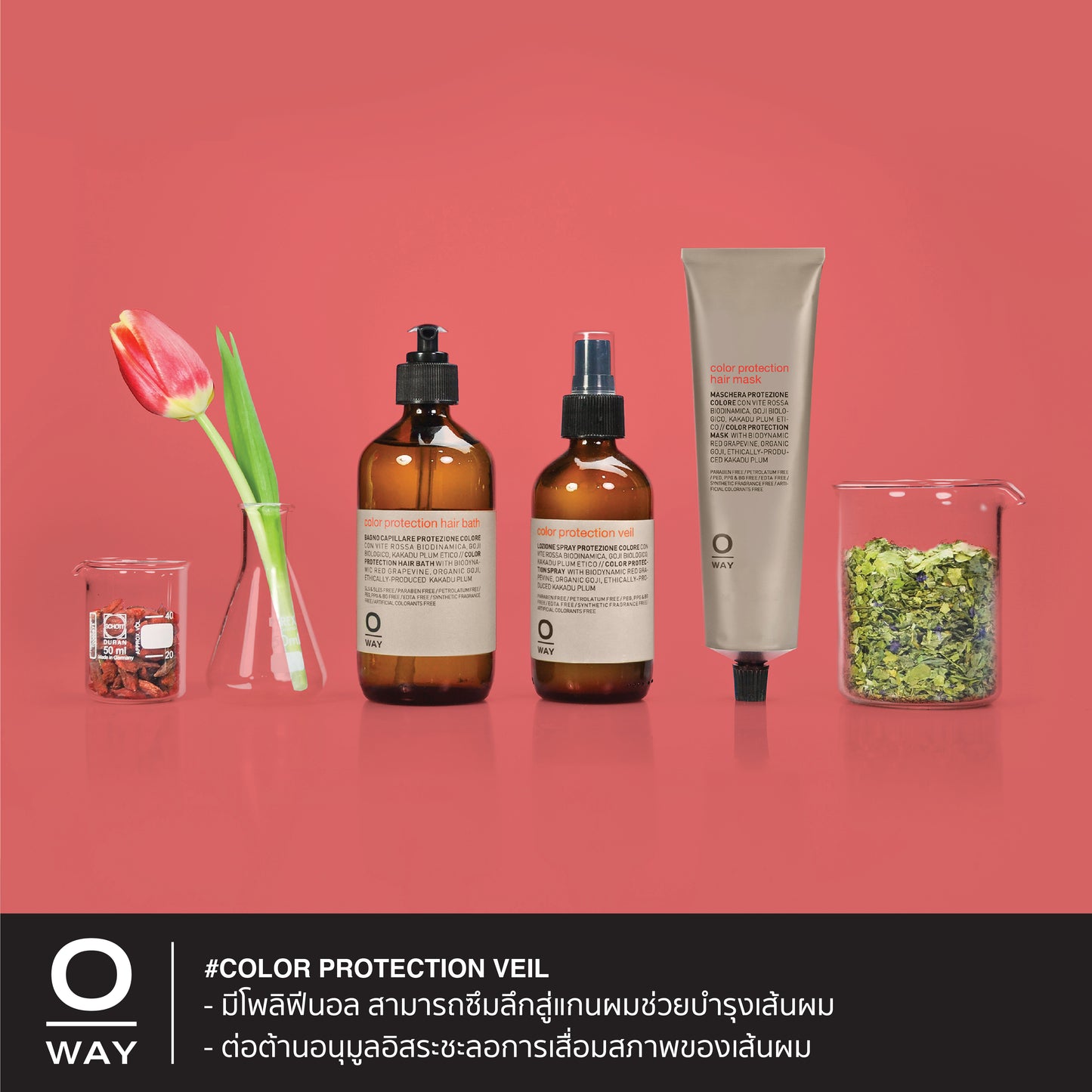COLOR PROTECTION VEIL สเปรย์ไบโอไดนามิค รักษาสีผมให้เงางามติดทนนาน